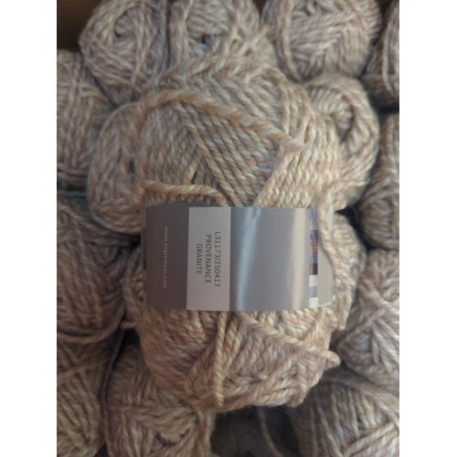 91 - Approx 50 x Provenance granite 25g balls of yarn