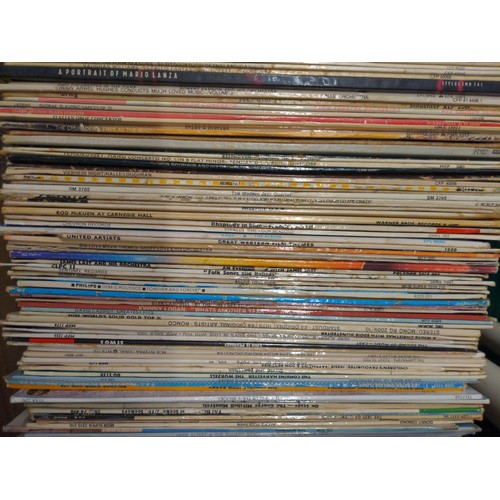 171 - Four crates of long playing vinyl albums inc, Shakin Stevens, Bryan Adams, Incantation, David Essex ... 