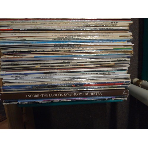 171 - Four crates of long playing vinyl albums inc, Shakin Stevens, Bryan Adams, Incantation, David Essex ... 