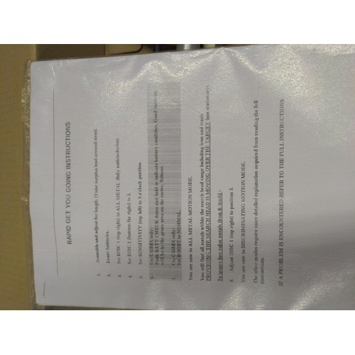 130A - Boxed C.Scope CS2MX metal detector, in working order