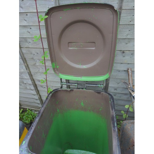 263 - Robust wheely bin. 240litre