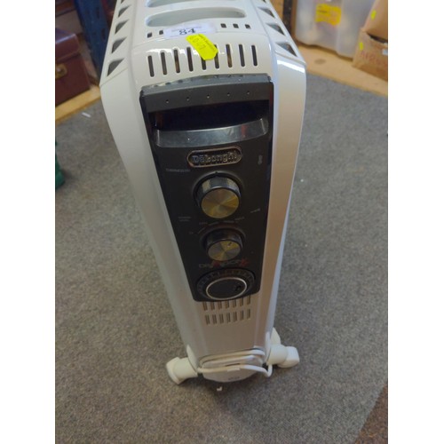 84 - Delonhi electric heater with timer.