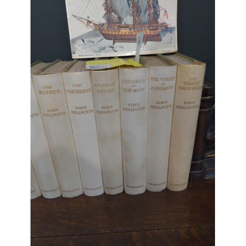 456 - Full set of 20 Widecombe edition of Eden Phillpotts Dartmoor novels inc. The Beacon, Demeters Daught... 