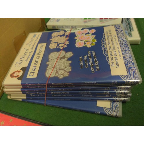 181A - Collection of Craft Studio DVDs, Tattered Lace DVDs & 40+ dies for cutting machines designed by ... 