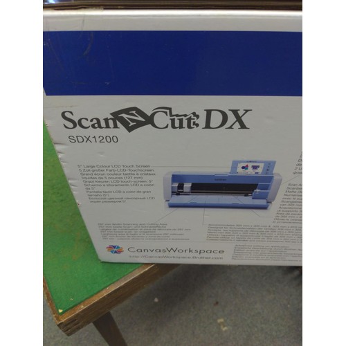 183 - Brother Scan'n'Cut DX  SDX1200 touch screen LCD home electric cutting machine with-built in scanner,... 