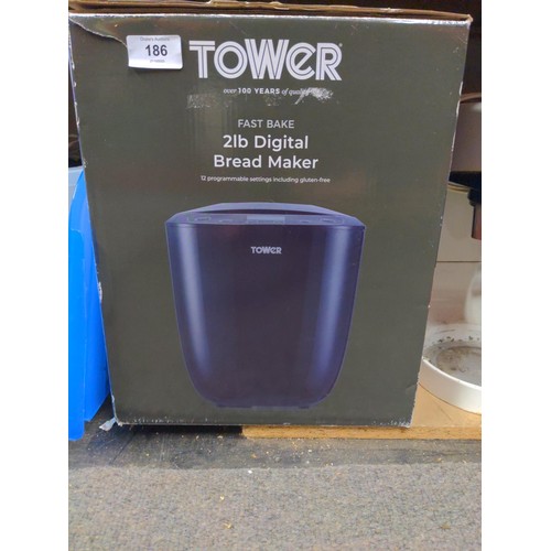 186 - Tower digital 2lb bread maker