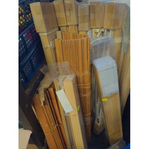 241 - 8 x Ikea Lupin window blinds, 80cm width x 130 cm drop, and 4 smaller blinds, approx 60 x 155 cms