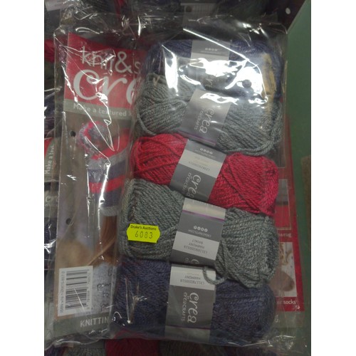 264 - 10 packs of Knit & Stitch bobble hat kits