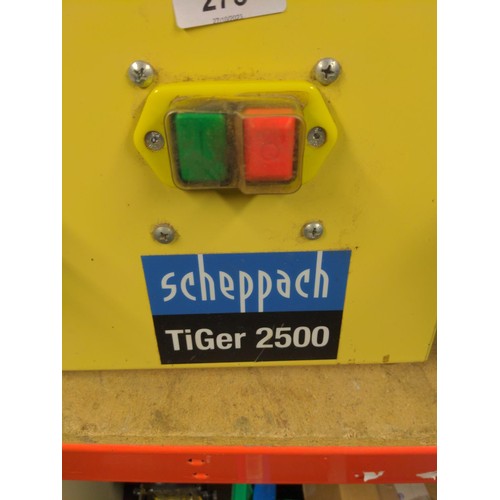 275 - Scheppach TiGer 2500 Wet stone sharpener / grinder, 90rpm with handbook