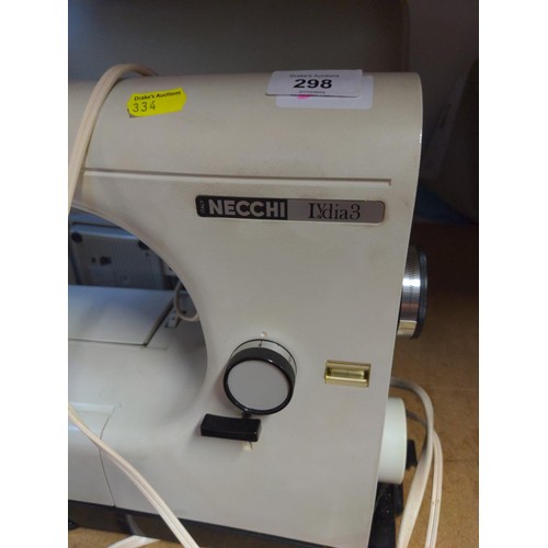 298 - Necchi Iydia 3 sewing machine in case