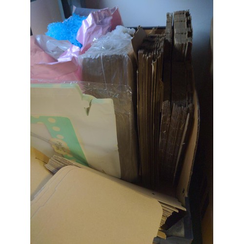 338 - Box of flat-packed gift type cardboard boxes