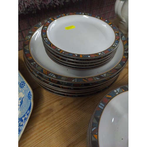 Set of Denby Marrakesh dinner and tea ware