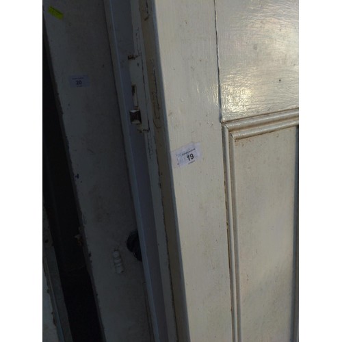 85 - 10 internal painted doors, H209 W87cm
