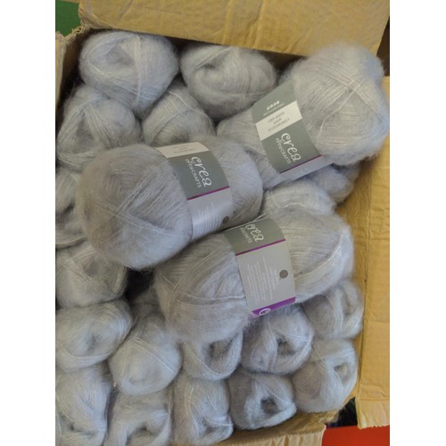 280 - Wispy silver grey approx 50 x 25g yarn 