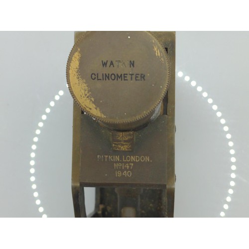 703 - Watkin Clinometer, 1940, No.147 by Pitkin, London