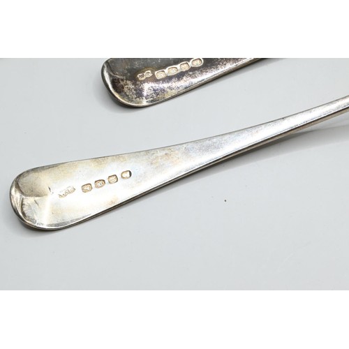 159 - Four George III Old English pattern silver table spoons, William Bateman I, London 1816, initialled,... 