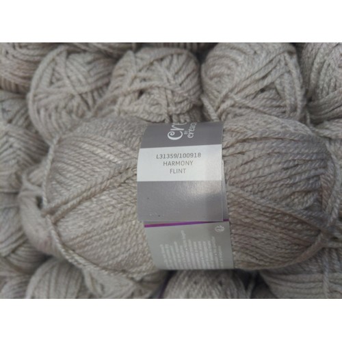 70 - Approx 25 x 25g Harmony Flint yarn
