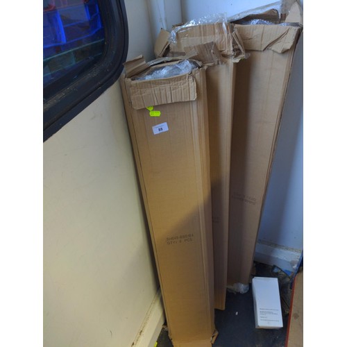 88 - 15 x Unicorn painted wooden height growth charts in 3 x boxes of 5