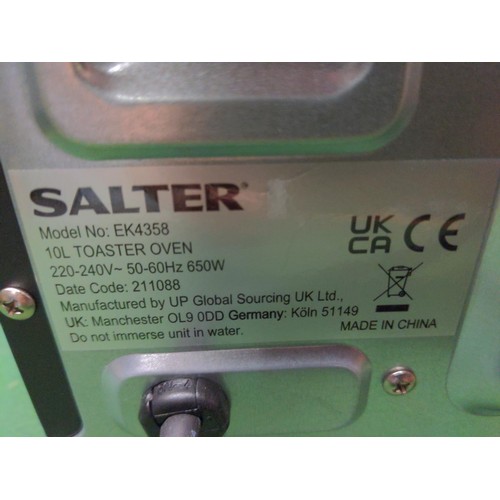 15 - Salter 10 litre toaster oven EK4358