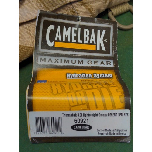 30 - Camelbak hydration system backpack 3.0 litre lightweight Omega desert DPMBTS 