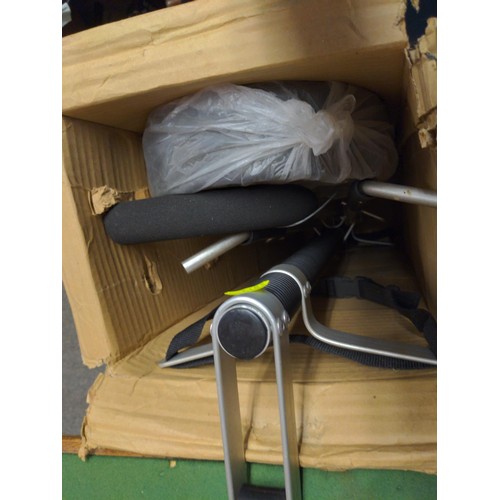 31 - Golf trolley set inc. bag, trolley + clubs inc. Howson darby etc.