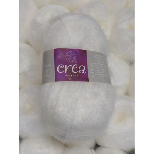 49 - Approx 36 x Whisper white 25g balls of yarn&nbsp;