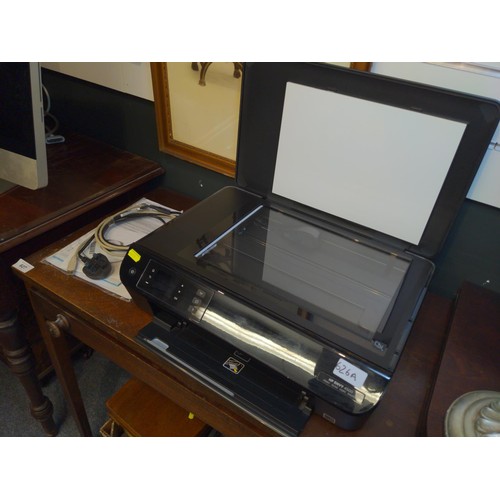 626A - HP ENVY 4500 print scan copy photo wireless printer/scanner with cables, Instructions and CD. 