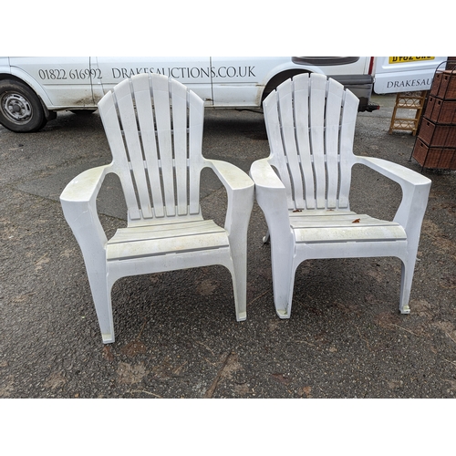 247D - Pair of patio chairs