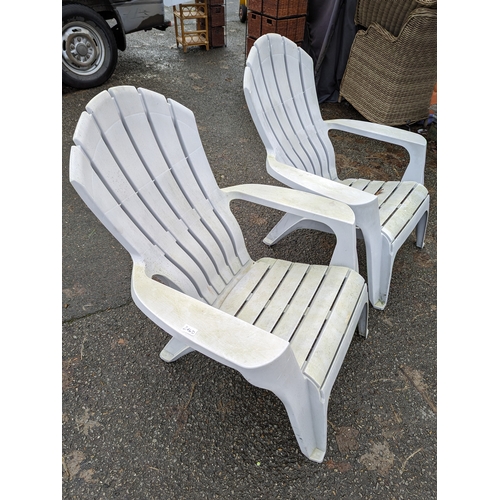 247D - Pair of patio chairs