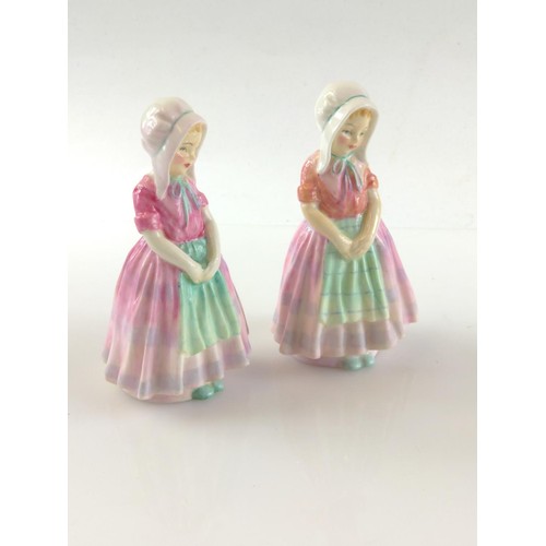 600 - Two Royal Doulton 'Tootles' figures HN1680, height 11.5cm