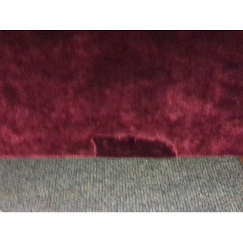 1181 - Duresta Connaught sofa in Rembrandt velvet, alizarin crimson ( grade 9 fabric)Originally purchased f... 