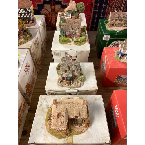 553 - Lilliput Lane cottages x 4 Inc, Bridle Way, Cox’s Greengrocers, Cotman cottages, Gardeners cot... 