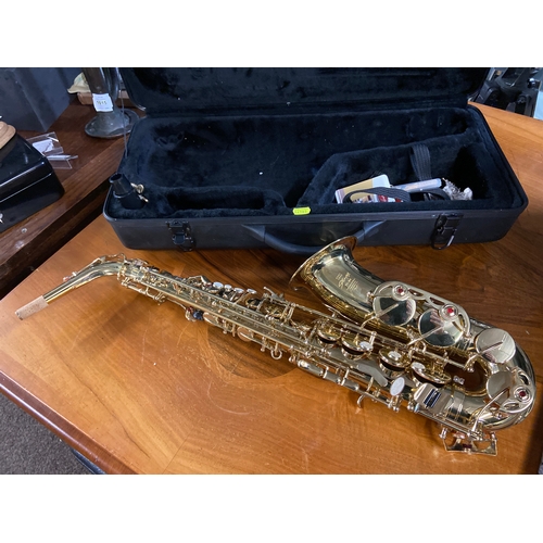 603 - Stagg 77-SA hand crafted in China Alto Saxophone with original hard case.