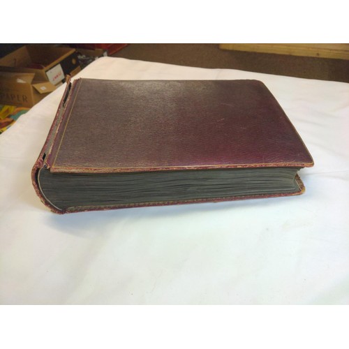 741 - Large part filled album of vintage art and topographical postcards