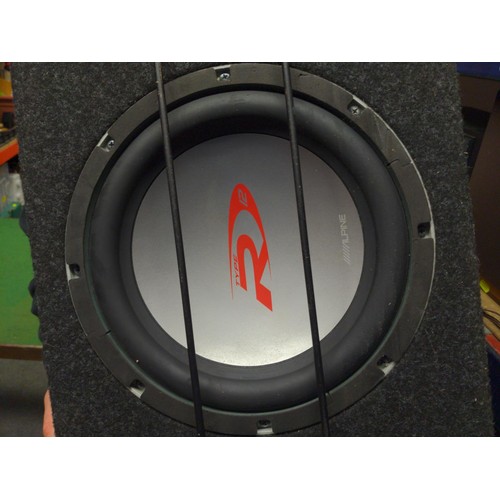 13 - Alpine SWR-1241D car subwoofer