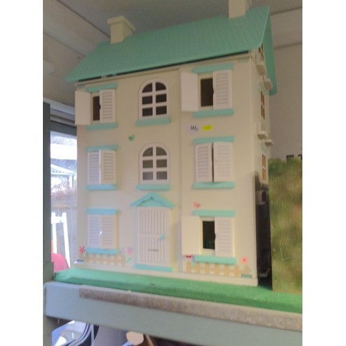 181 - 3 storey dolls house with accessories