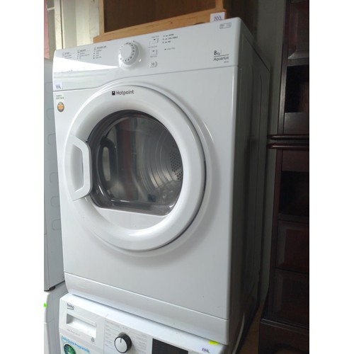 198 - Hotpoint 8kg Aquarius condensing tumble dryer TVFS83