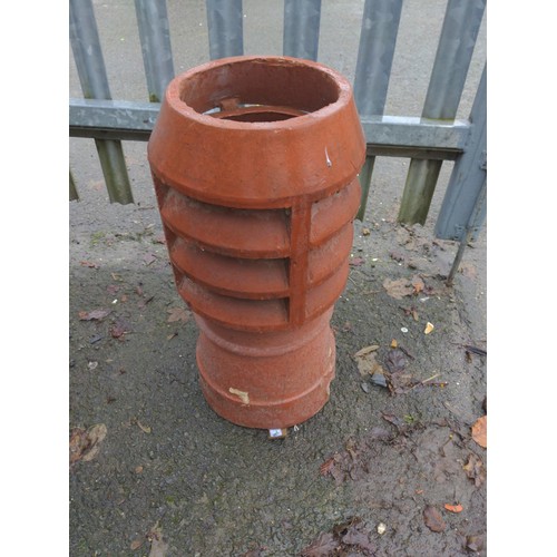 239 - Terracotta chimney pot. H63cm