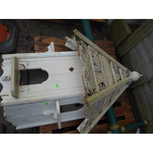 304 - Wooden Dove Cote. H137cm