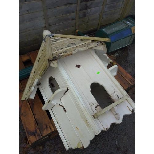 304 - Wooden Dove Cote. H137cm