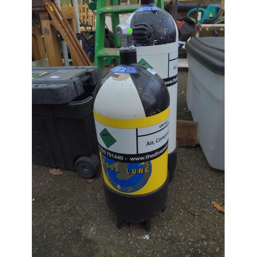 308 - 2 compressed gas bottles. For decorative use only.