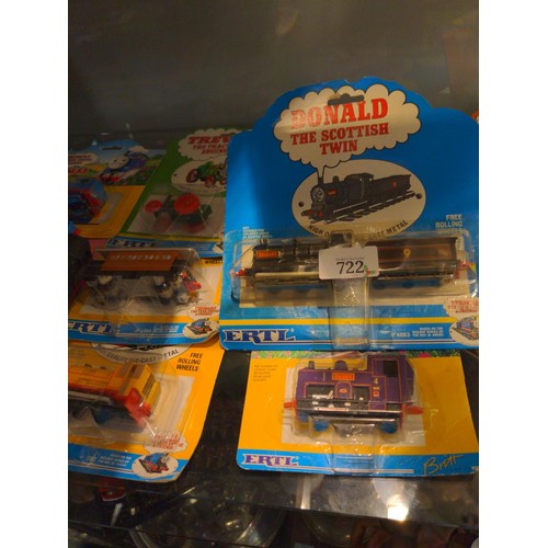 722 - Collection of Thomas the Tank engine models approx 21 in total mostly boxed. Inc, Thomas, Treveor, D... 