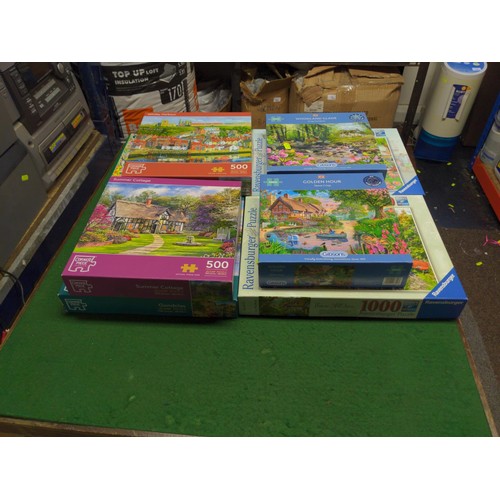 82 - 8x Boxed jigsaw puzzles