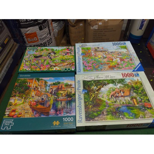 82 - 8x Boxed jigsaw puzzles