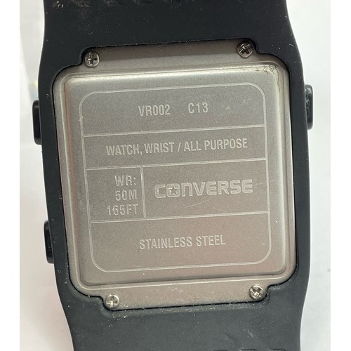 620 - Animal CAN-AM Leather strap watch + Converse VR002 C13 digital watch with rubber strap.