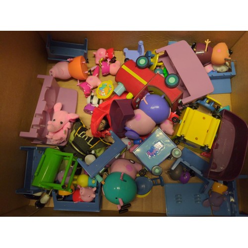 158 - Job lot of Peppa Pig toys