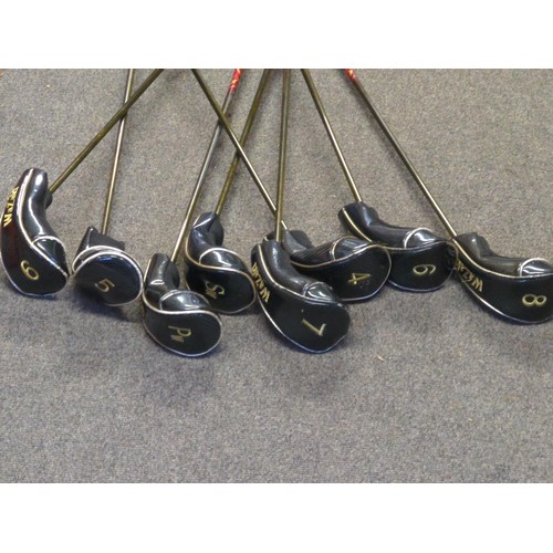 165 - Set of graphite shafted Wazaki Ltd Edition golf clubs (possibly ladies clubs/youth)