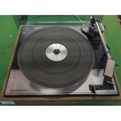 199 - Garrard SP24 MKIV Turntable (no needle)