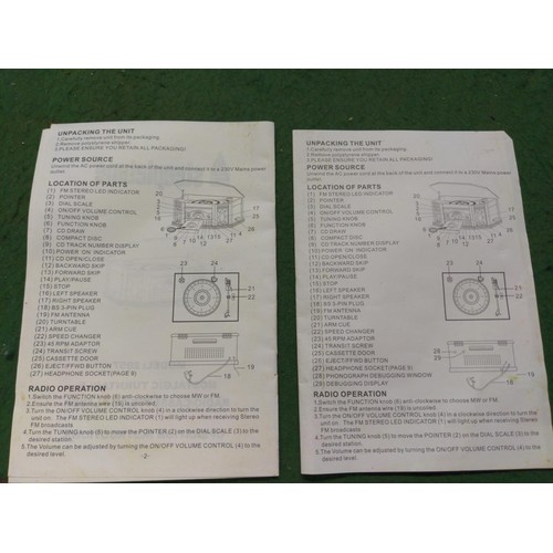 202 - Steepletone CD/Tape/Radio player