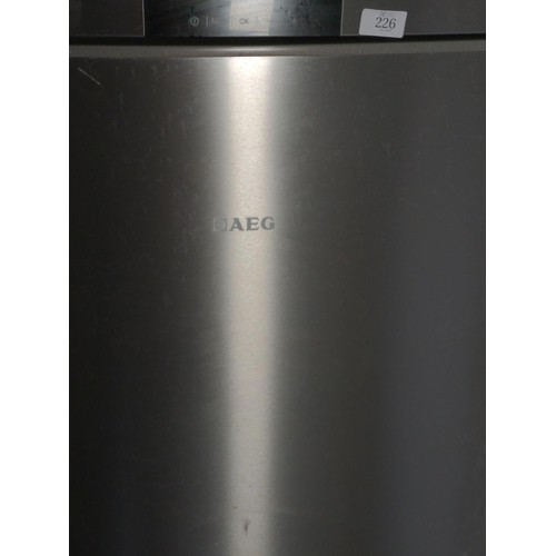 226 - AEG Stainless 6ft fridge